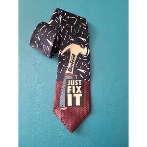 Home Improvement Binford Tools Just Fix It Tie Necktie